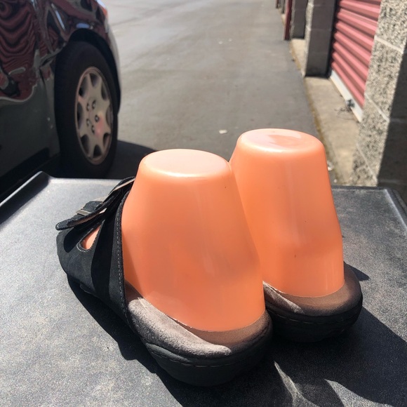 J-41 Adventure On Pingree Women's Black Slides Double Strap Sandals Size 9M - Picture 7 of 13